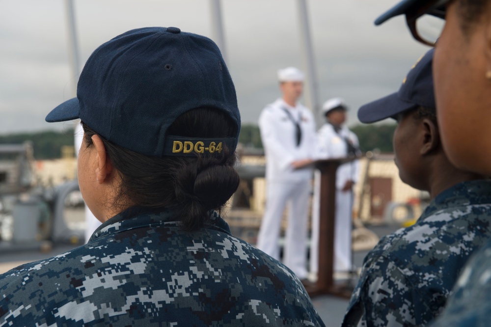USS Carney  9/11 remembrance ceremony