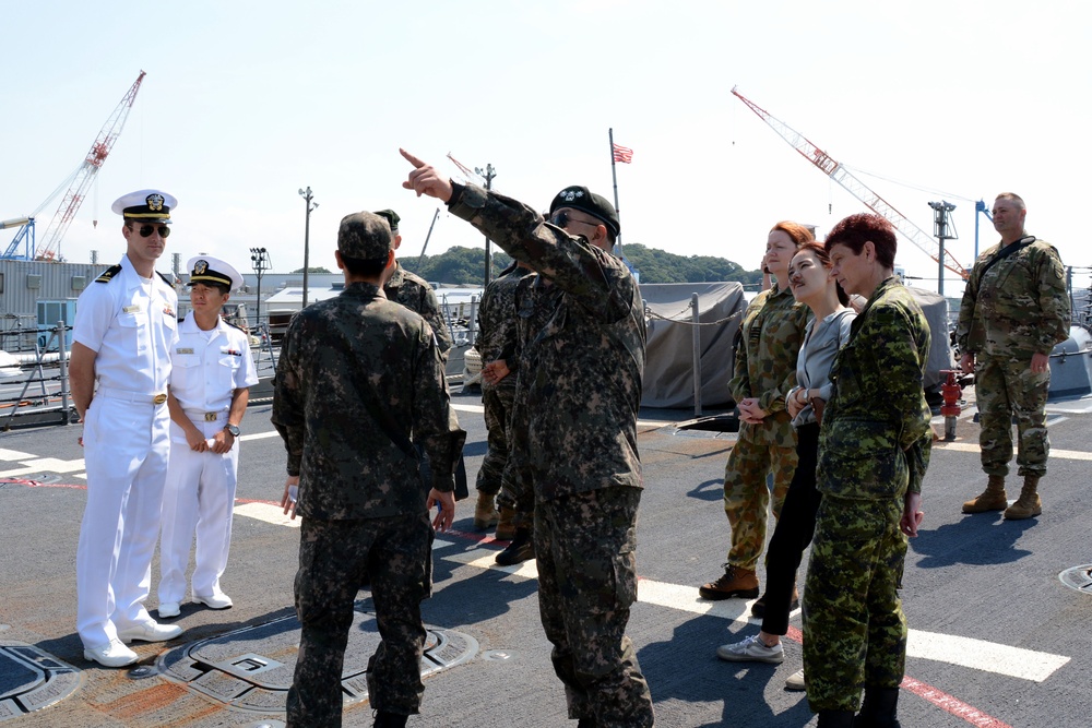 USS McCampbell ship tour