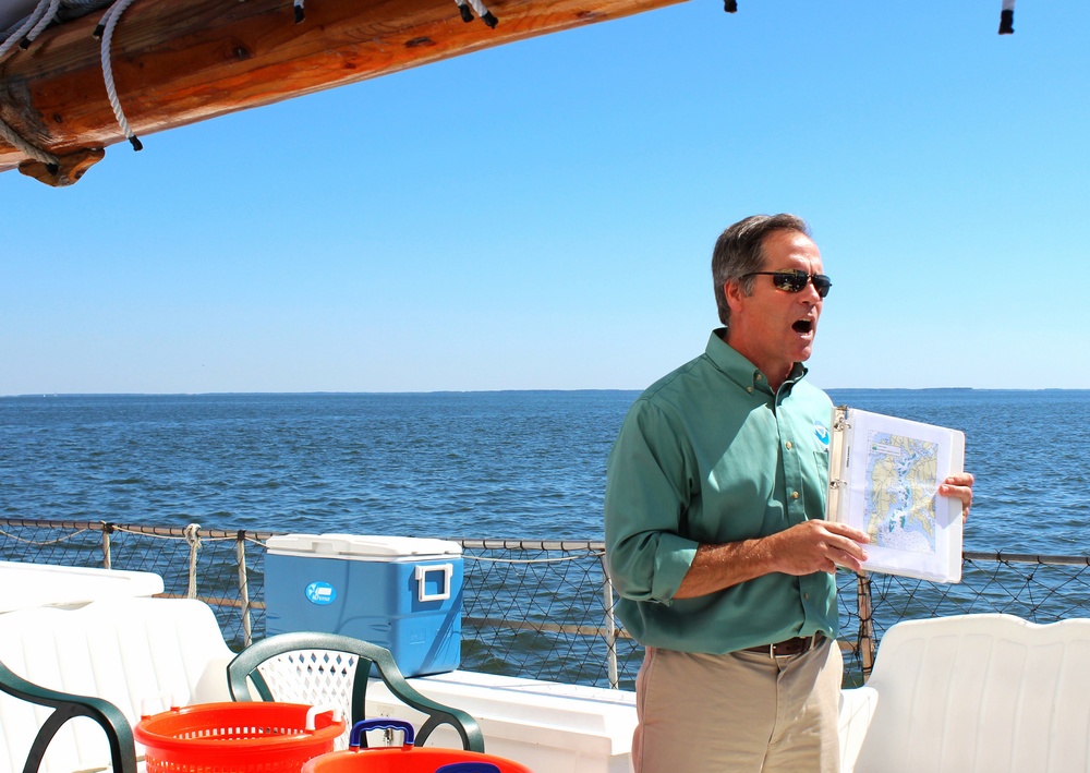 NOAA's Chesapeake Bay Office director speaks at event marking completion of world's largest oyster restoration project