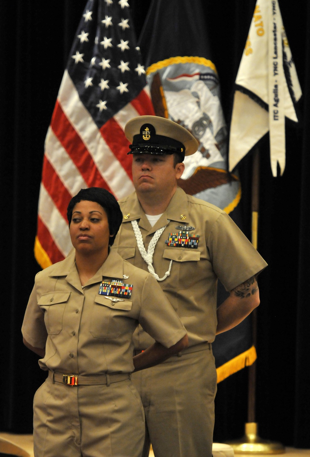 Navy pinning ceremony