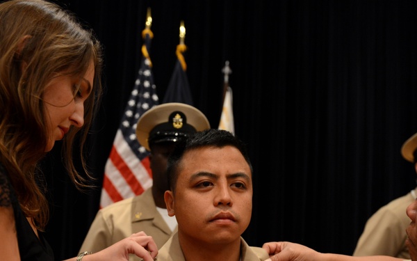 Navy pinning ceremony