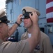 USS Wasp chief pinning