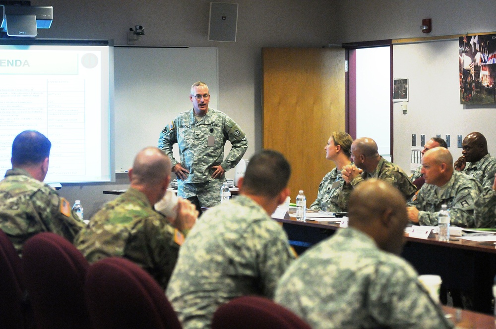 First Army active duty brigade commanders learn Army Reserve processes