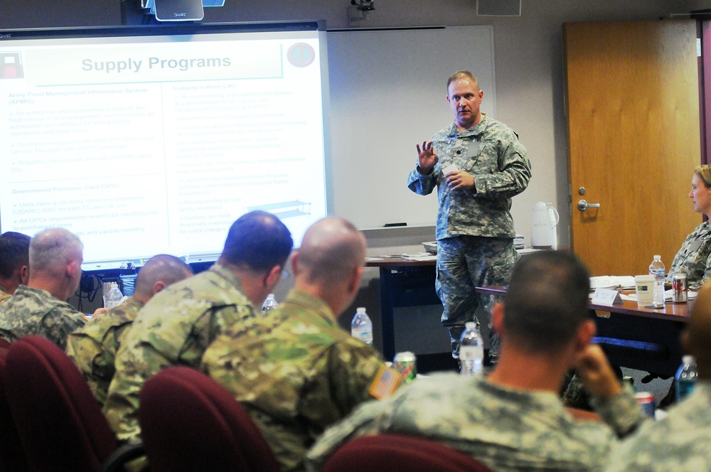 First Army active duty brigade commanders learn Army Reserve processes