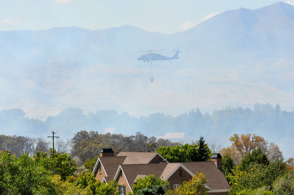 Utah National Guard's 2-211th supports Quail Hollow fire