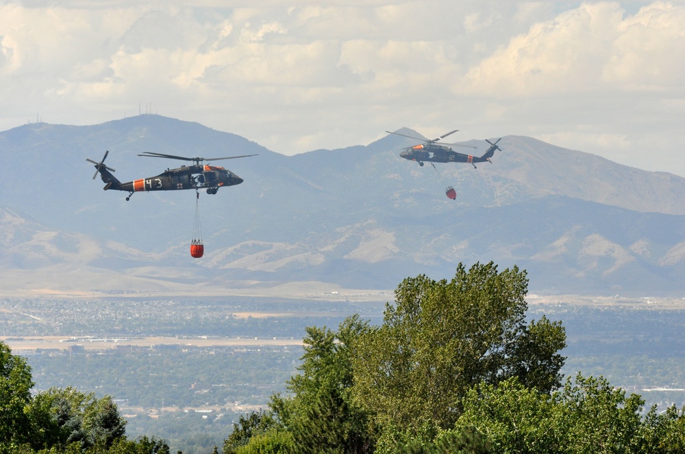 Utah National Guard's 2-211th supports Quail Hollow fire