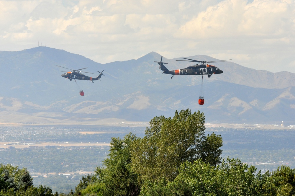 Utah National Guard's 2-211th supports Quail Hollow fire