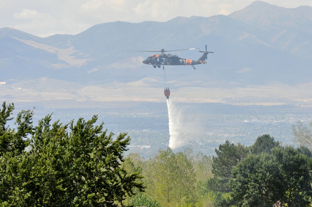 Utah National Guard's 2-211th supports Quail Hollow fire