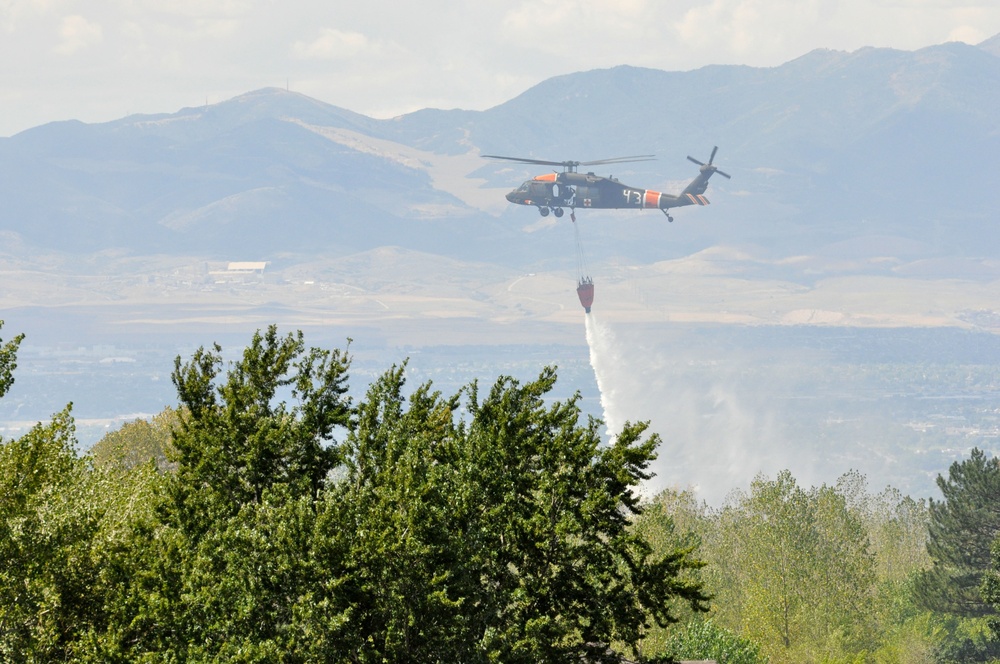 Utah National Guard's 2-211th supports Quail Hollow fire