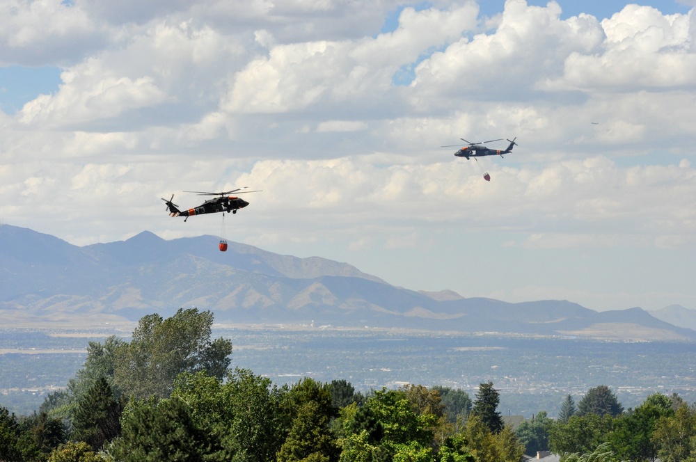 Utah National Guard's 2-211th supports Quail Hollow fire