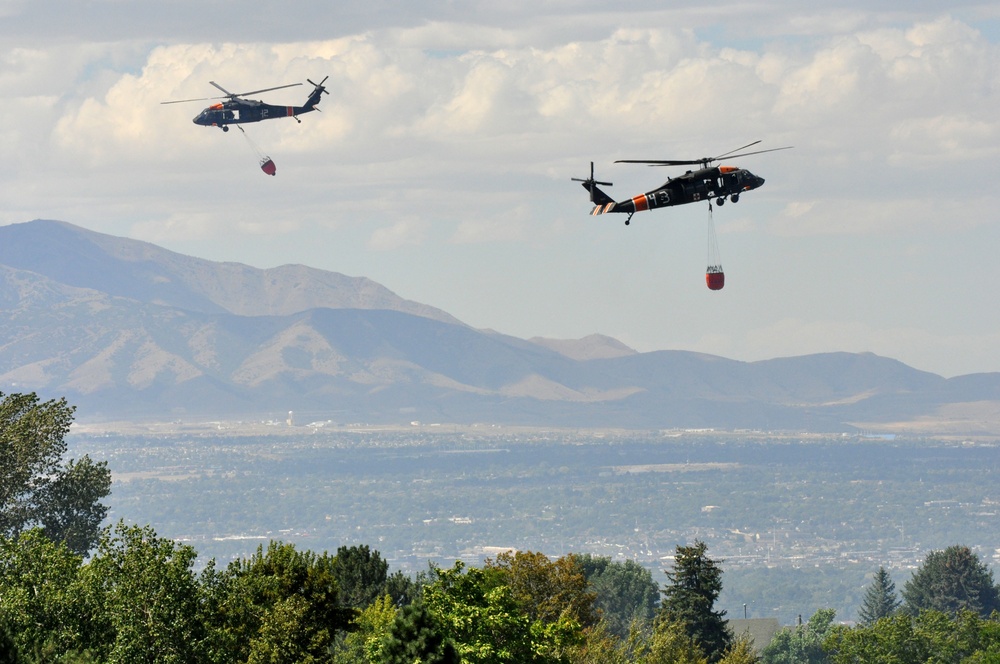 Utah National Guard's 2-211th supports Quail Hollow fire