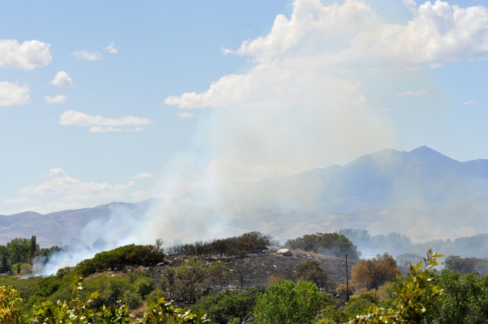 Utah National Guard's 2-211th supports Quail Hollow fire