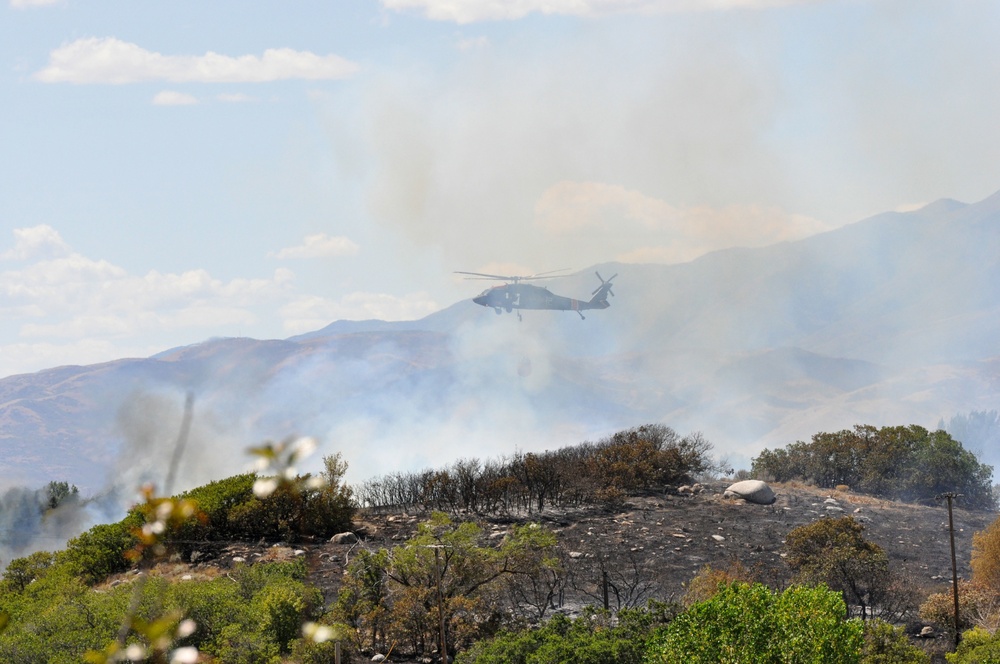 Utah National Guard's 2-211th supports Quail Hollow fire