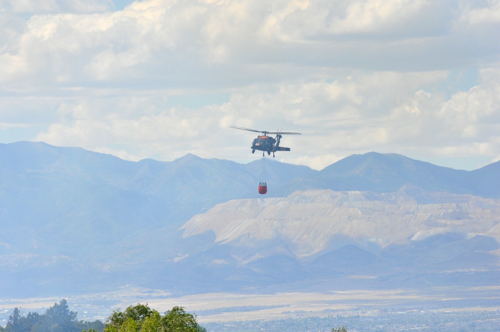 Utah National Guard's 2-211th supports Quail Hollow fire