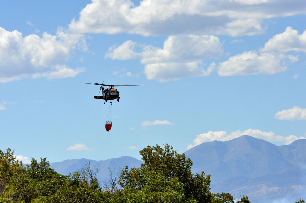 Utah National Guard's 2-211th supports Quail Hollow fire