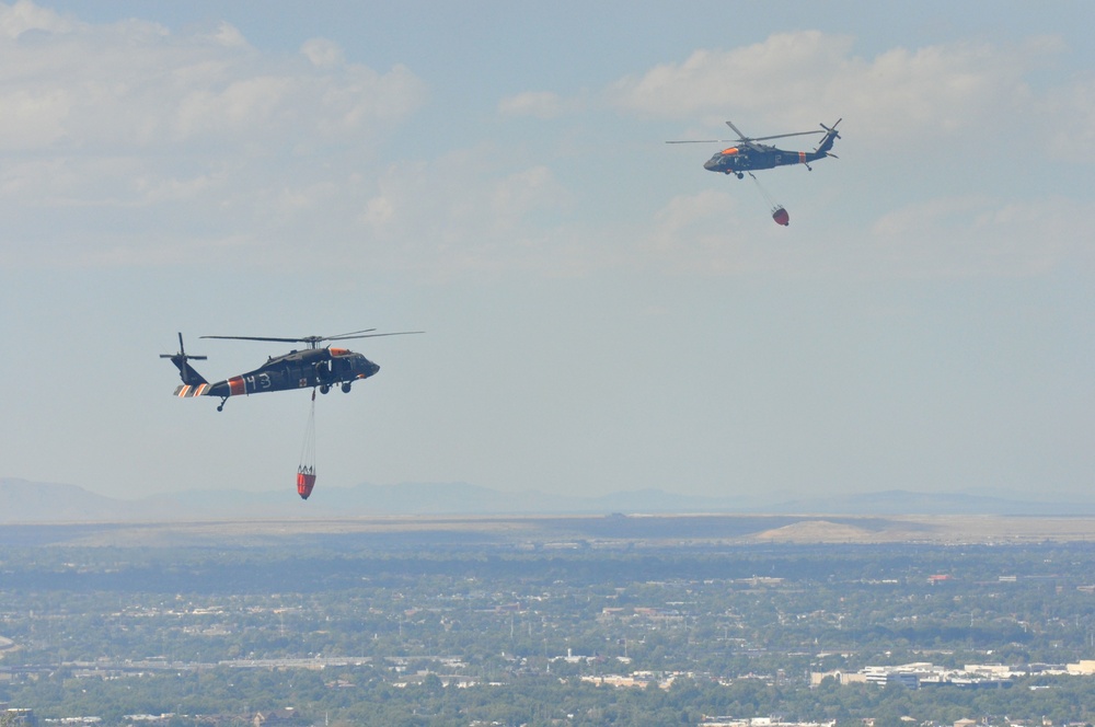 Utah National Guard's 2-211th supports Quail Hollow fire