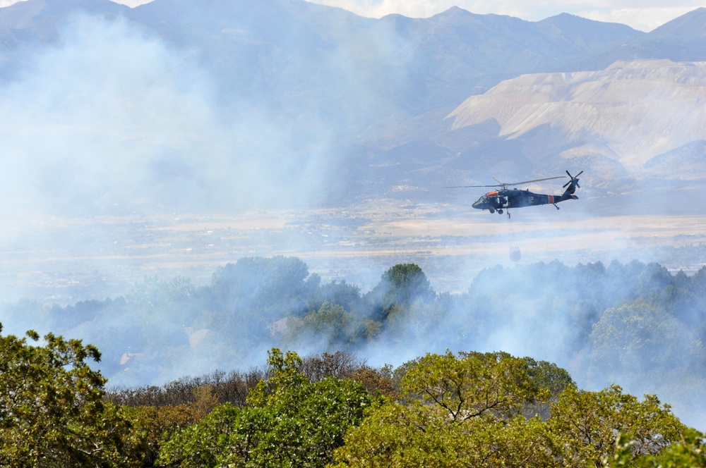 Utah National Guard's 2-211th supports Quail Hollow fire