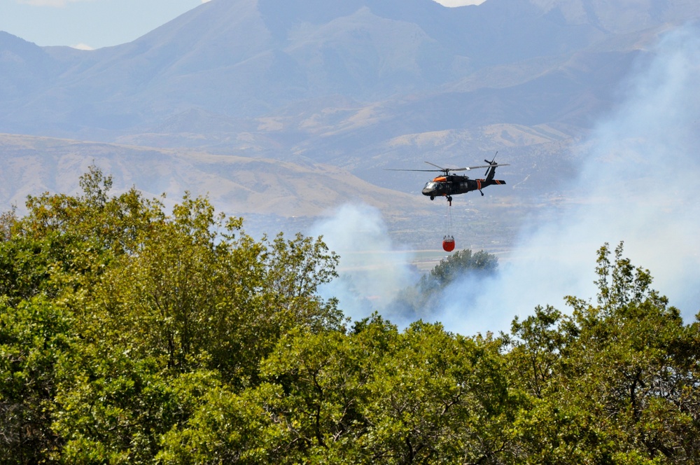 Utah National Guard's 2-211th supports Quail Hollow fire