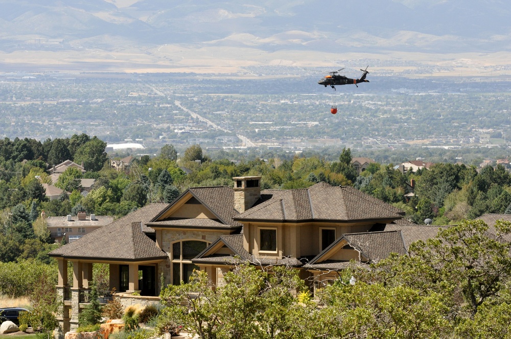 Utah National Guard's 2-211th supports Quail Hollow fire