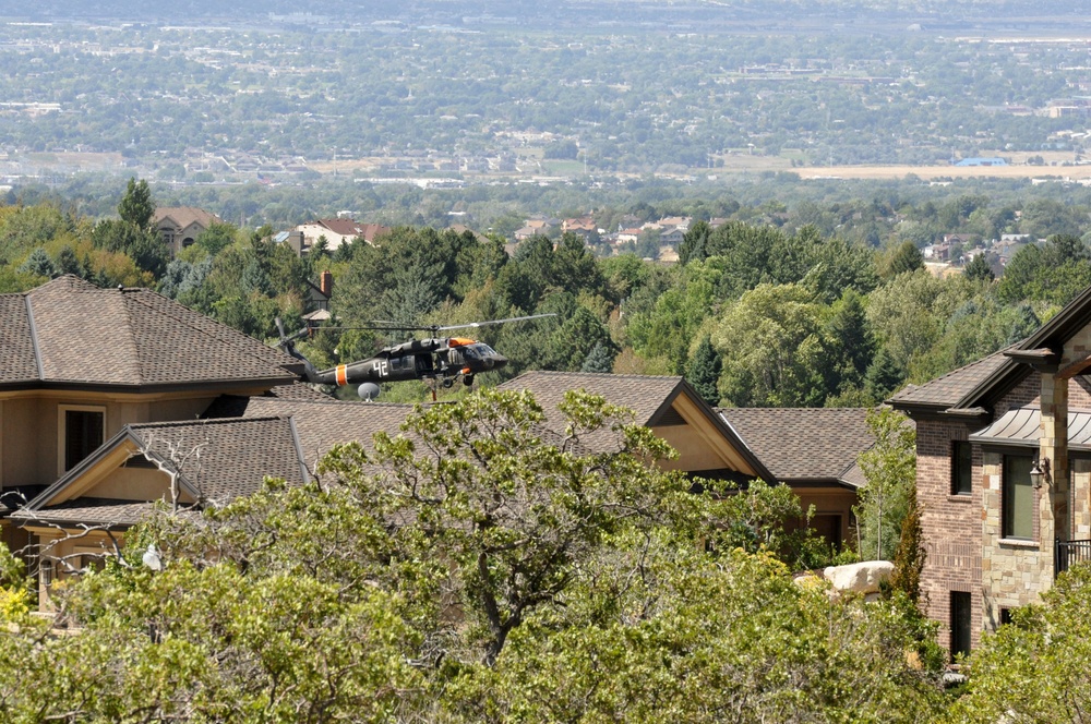 Utah National Guard's 2-211th supports Quail Hollow fire