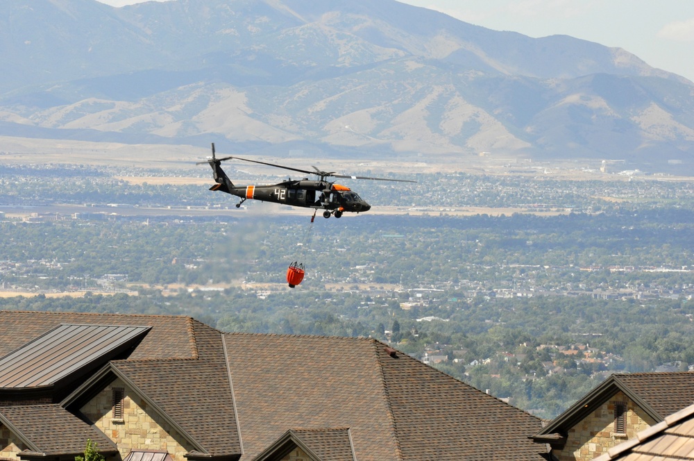 Utah National Guard's 2-211th supports Quail Hollow fire