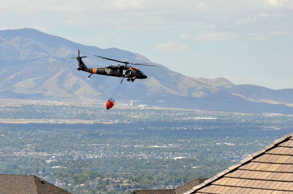 Utah National Guard's 2-211th supports Quail Hollow fire