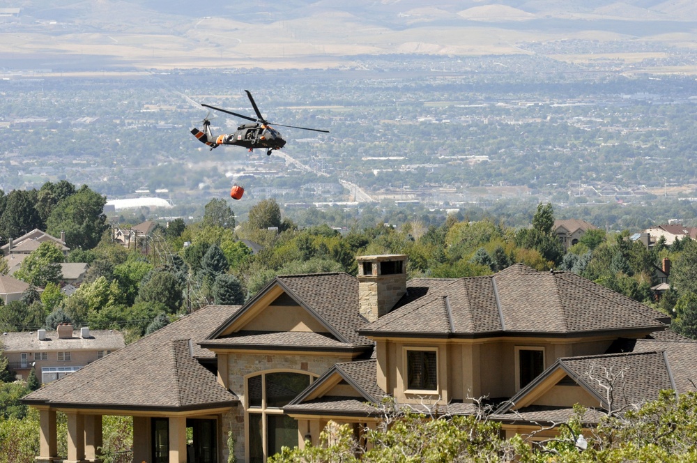 Utah National Guard's 2-211th supports Quail Hollow fire