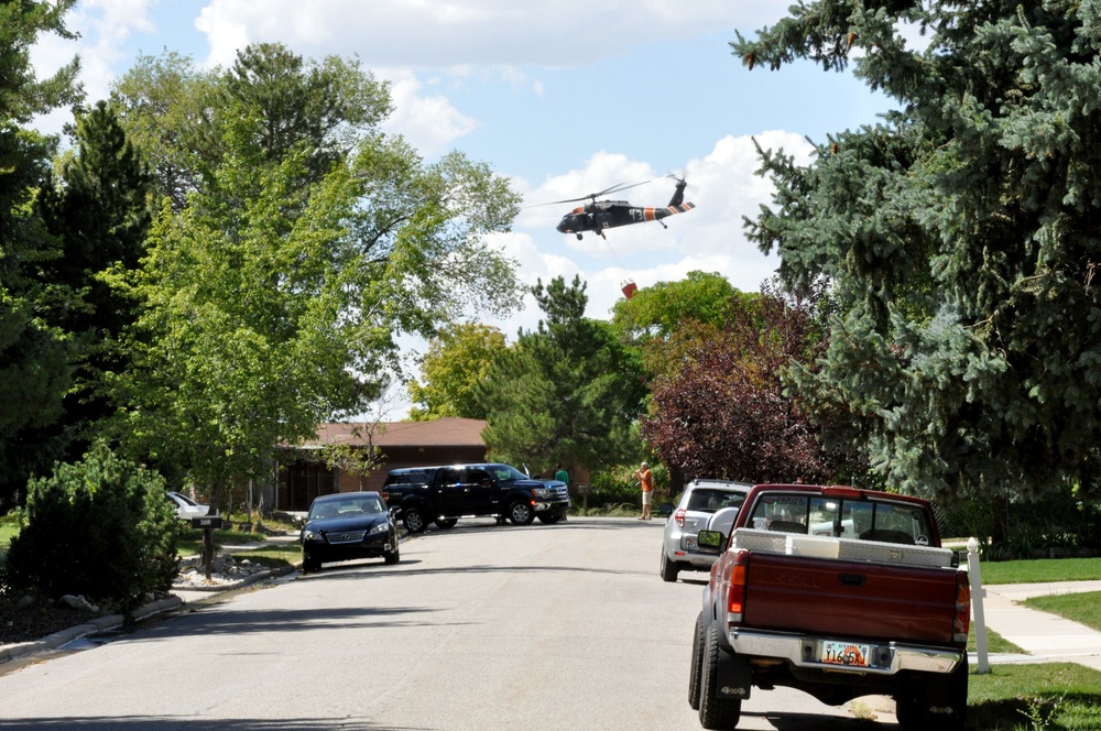 Utah National Guard's 2-211th supports Quail Hollow fire