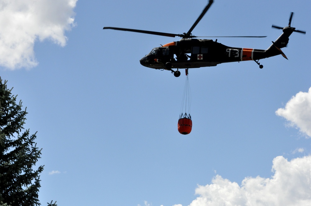 Utah National Guard's 2-211th supports Quail Hollow fire