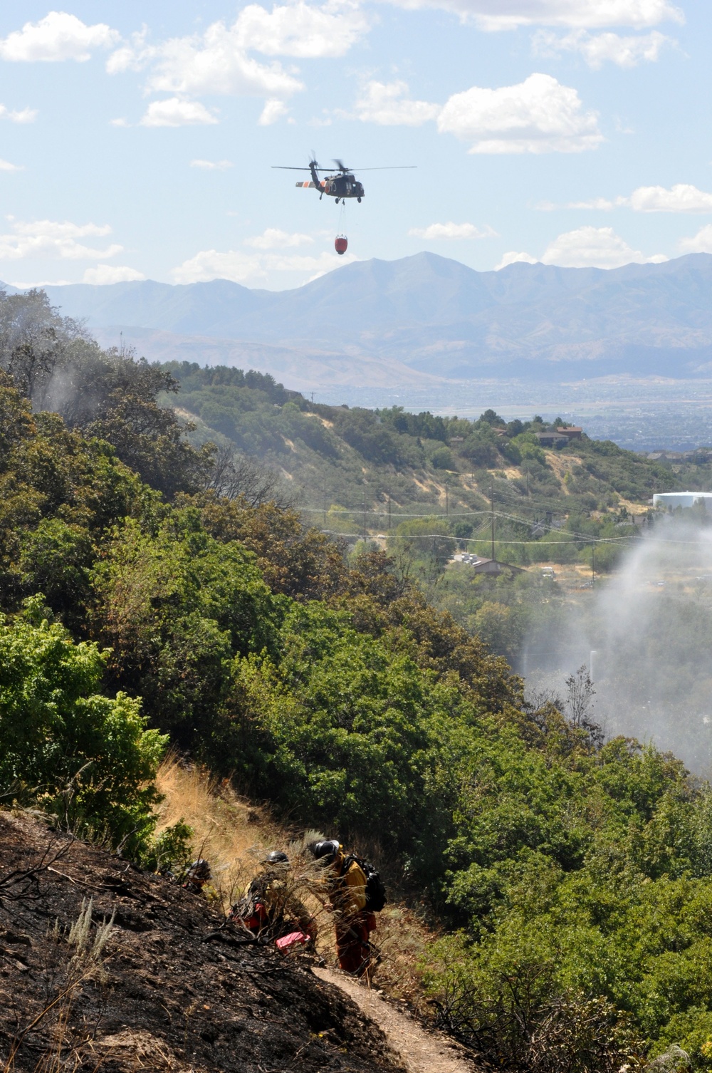 Utah National Guard's 2-211th supports Quail Hollow fire