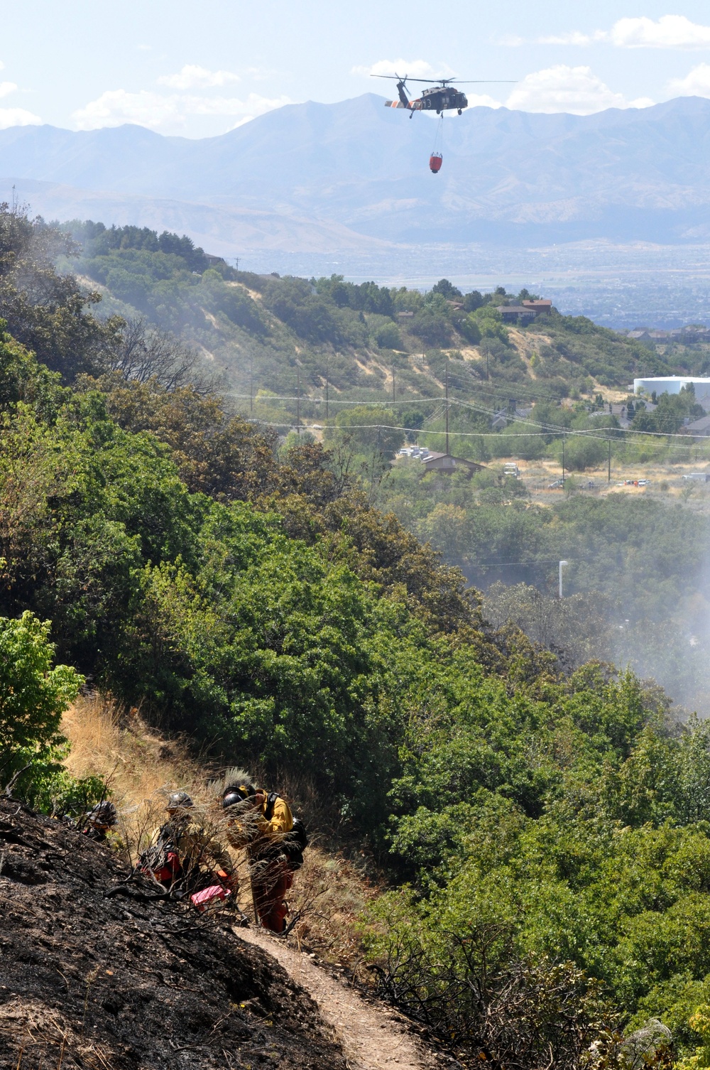 Utah National Guard's 2-211th supports Quail Hollow fire