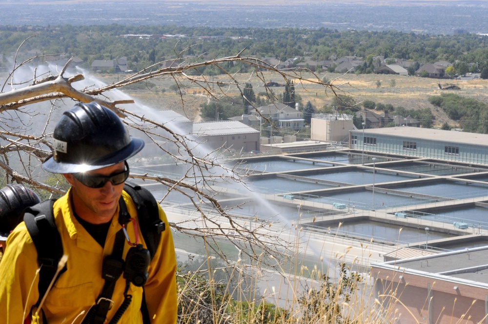 Utah National Guard's 2-211th supports Quail Hollow fire