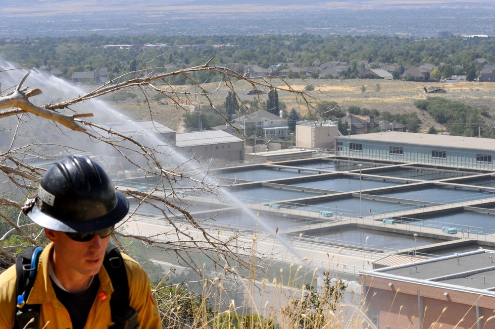 Utah National Guard's 2-211th supports Quail Hollow fire