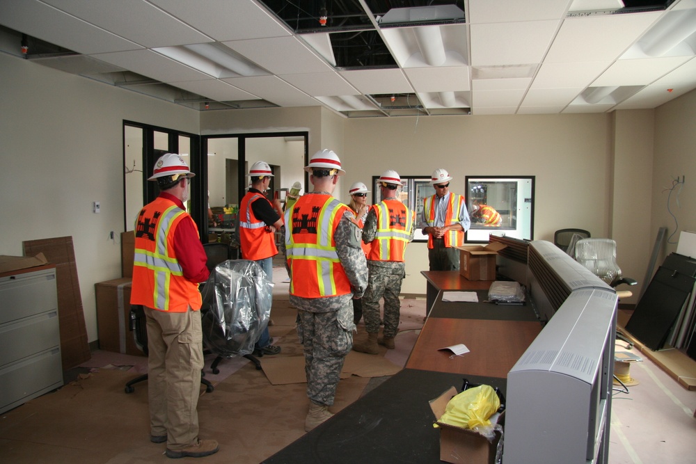 District commander tours Fort Irwin construction projects