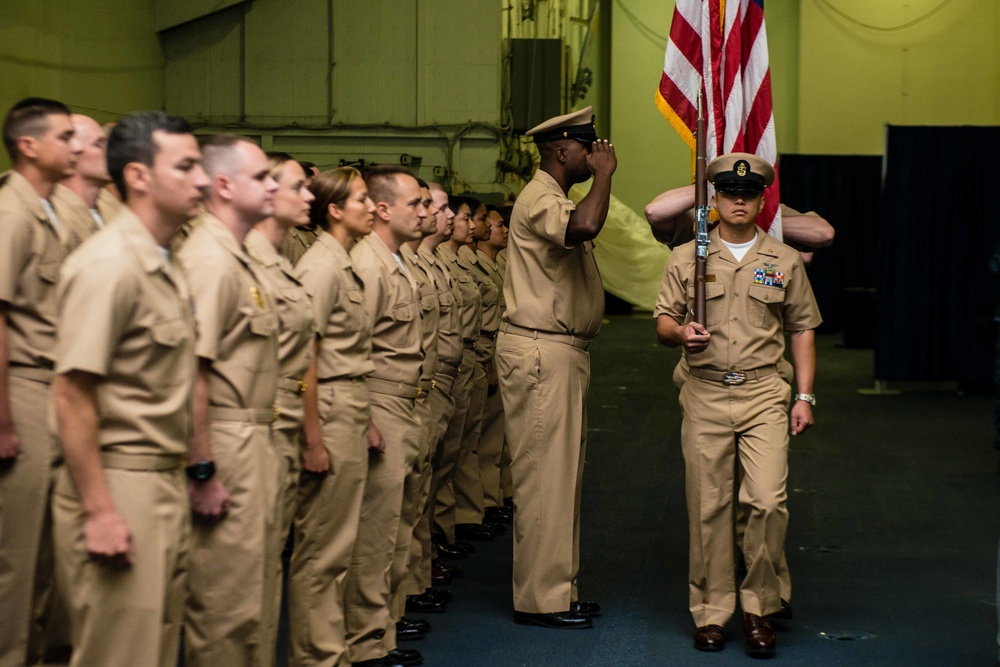USS John C. Stennis CPO pinning ceremony