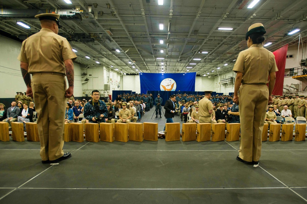USS John C. Stennis CPO pinning ceremony