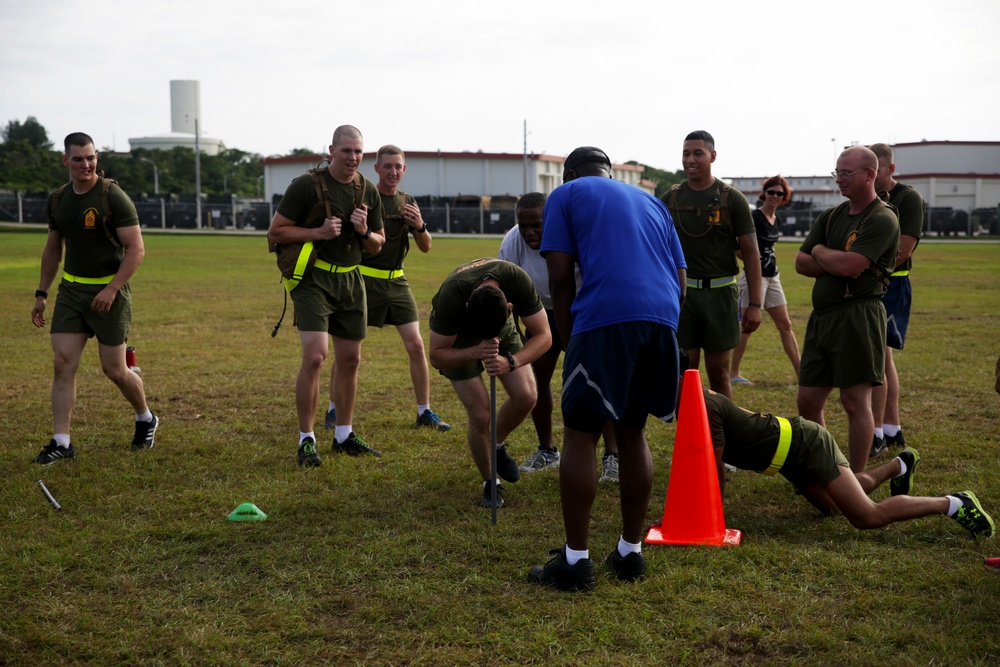 Friendly competition fosters camaraderie between Marines, airmen
