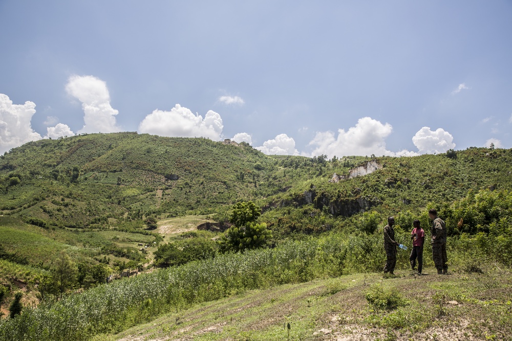 U.S. Marines bring aid to Haiti