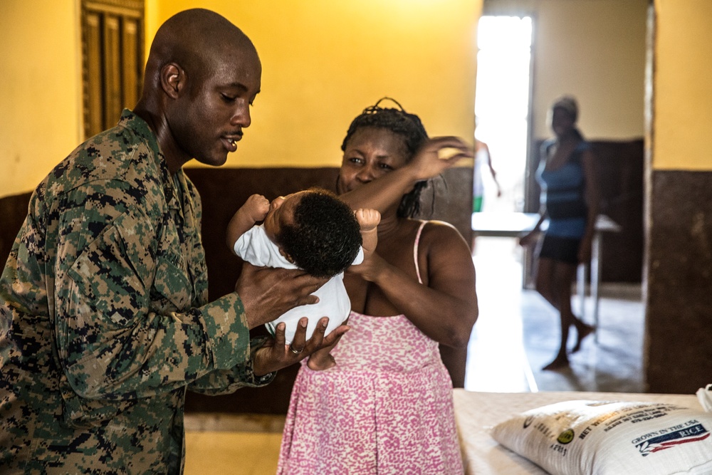 U.S. Marines bring smiles to Haiti
