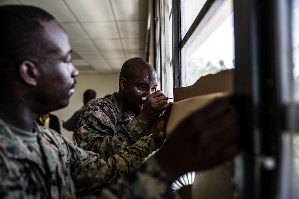 Marines help hospital in Haiti