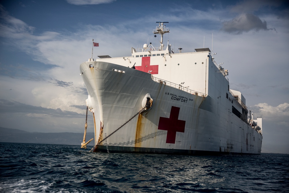 USNS Comfort in Haiti