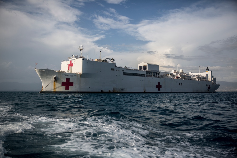 USNS Comfort in Haiti