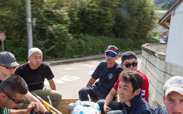 Airmen flood support at Kanuma