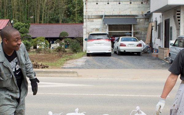 Airmen flood support at Kanuma