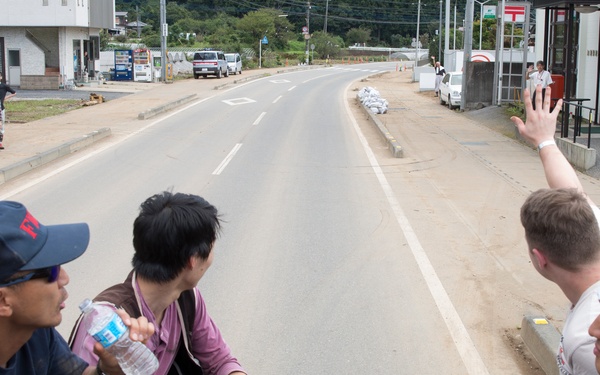 Airmen flood support at Kanuma