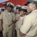 USS Theodore Roosevelt pinning ceremony