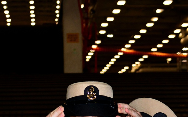 USS Green Bay chief petty officer pinning ceremony