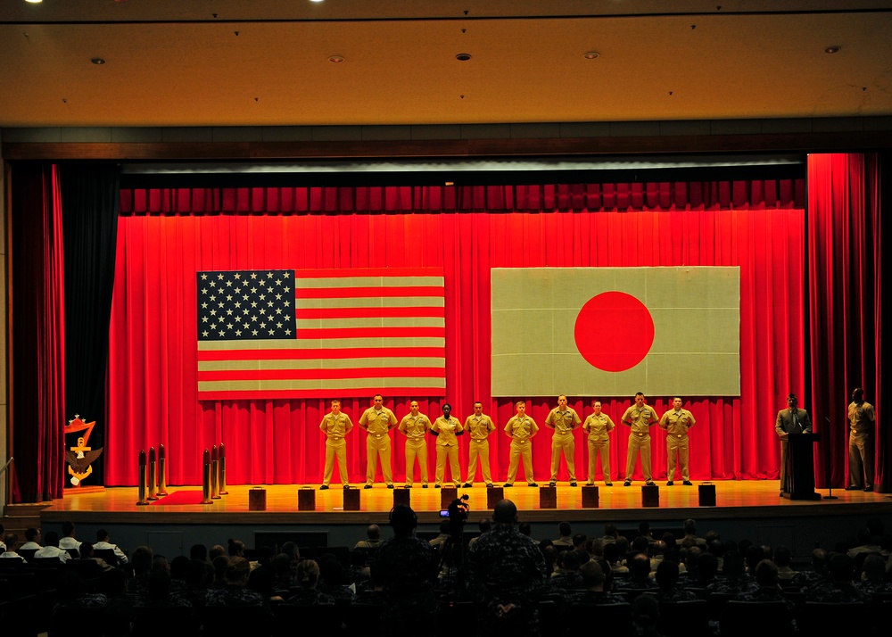 Blue Ridge hief petty officers' pinning ceremony