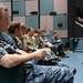 Group discussion at Naval Support Activity Naples