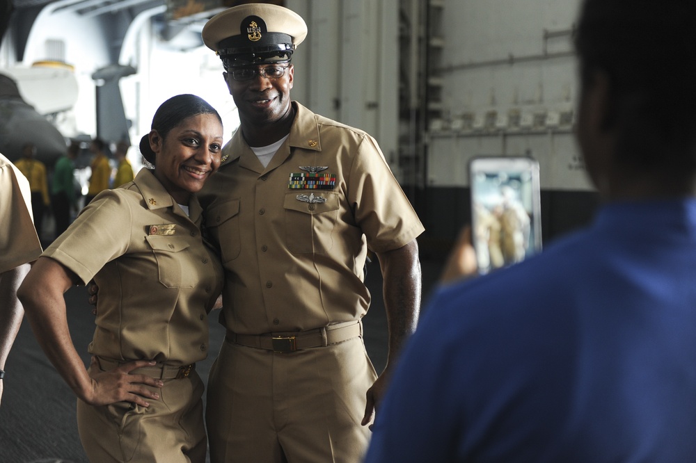 USS Theodore Roosevelt chief pinning ceremony